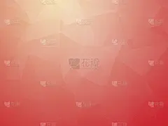 现代亮红色三角过渡