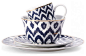 Navy Ikat Dinnerware eclectic dinnerware