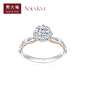 周大福SOINLOVE城堡烟花盛开18K金钻石戒指女VU1855玫瑰花精品-tmall.com天猫