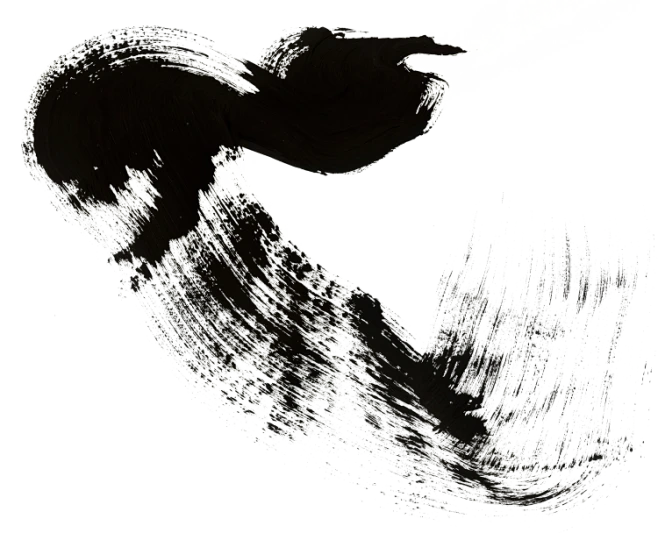 PS素材中国风水墨国画墨迹笔刷PSD 水墨笔触古典风格古风毛笔素材