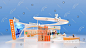 现代西洽会梁平展览_商业空间3d模型_溜溜ID：JCI276485947276-3d模型库