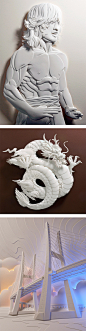 Fantastic Paper Scultpures by Jeff Nishinaka : Inspiration Grid is a daily-updated gallery celebrating creative talent from around the world. Get your daily fix of design, art, illustration, typography, photography, architecture, fashion and more.
