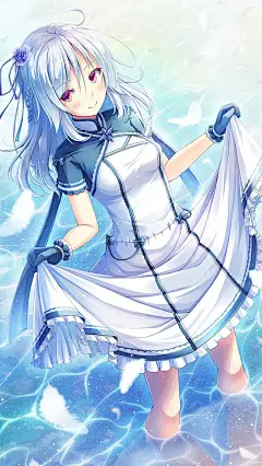 二次元动漫美女唯美仙气插画图片手机壁纸 - tt98图片网