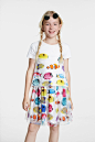 Fishes and tulle skirt dress | Desigual