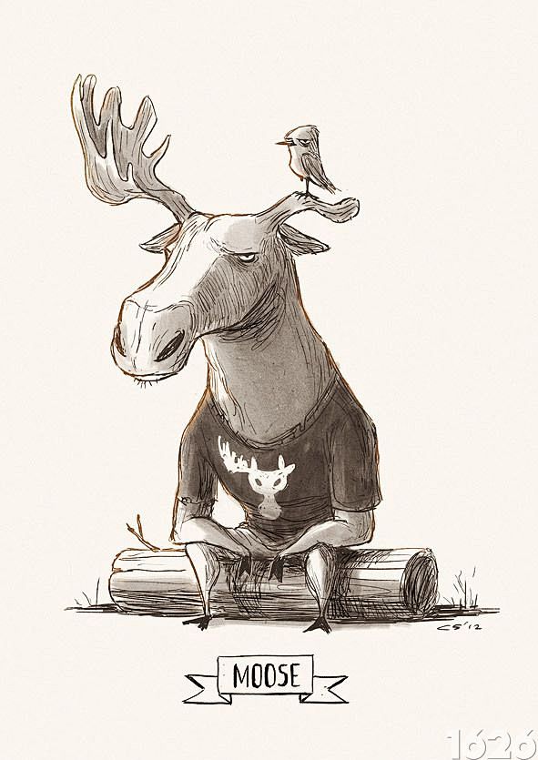 触动你心的小画澳大利亚插画者charlessantoso新作01涂鸦