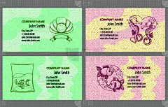 名片,图像,海洋,商务,创造力,模板,身份,宠物,动物园,海洋生命