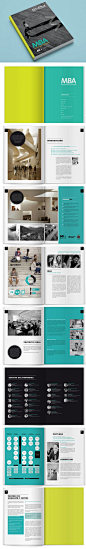 Folleto MBA / UAI 2014 by Abril Diseño , via Behance con @Francisca Hernandez Hernandez Sierralta