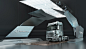 Mercedes-Benz Trucks Stand Concept : Exhibition Stand Design Concept for the Presentation of the New Mercedes-Benz Actros Truck