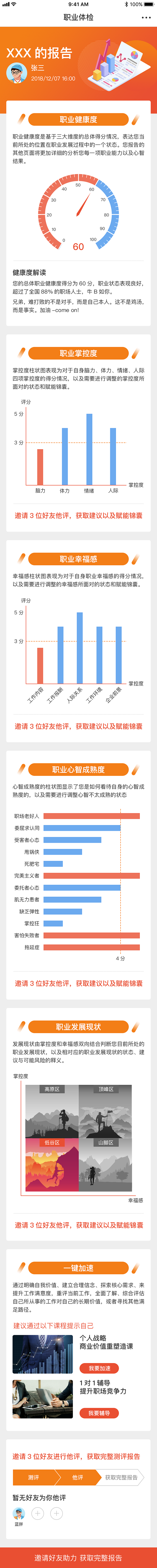 测评-报告页