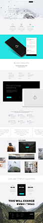 Fjord landing page by craftwork