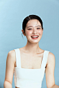 国潮 妆容彩妆 眼妆 唇妆护肤美妆美女微笑笑容模特医美女装酷流行时尚珠宝-3796