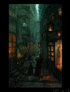 插画欣赏：Zerg118的黑暗幻想世界