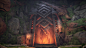 Gate to Muspelheim, Tom Sanders : This is my entry for the Valhalla art challenge hosted by Stylized Station. The duration of the challenge was one month. The theme was Norse mythology which I really like! I've decided to make this environment which is a 