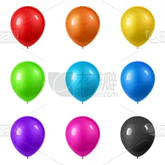 气球,色彩鲜艳,节日,三维图形,事件,周年纪念,壁纸,写实,收集