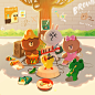 BROWN PIC | GIFs, pics and wallpapers by LINE friends : cony,brown,sally,choco,leonard,edward,image,busking