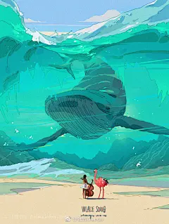 20180614NO.42——夏至——在炎炎夏日送你一抹清凉。 鲸歌在响着，这是大海的灵魂在歌唱。 
（拒绝头像壁纸外任何用途） ​​​​