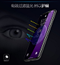 iPhoneX钢化膜苹果X手机iPhone X全屏覆盖蓝光防指纹水凝3D贴膜10-tmall.com天猫