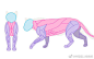 动物结构-猫的画法教程来自Monika Zagrobel... 来自学画画上轻微课 - 微博