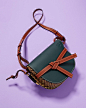 Loewe Gate Tweed Small Shoulder Bag