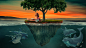 Dolphin, Girl, Little Girl, Manipulation, Photography, Tree wallpaper preview