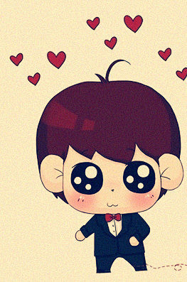 qq头像情侣头像萌小q