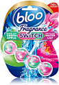 Bloo Fragrance Switch Lily & Apple Premium Toilet Rim Block, 50g : Amazon.co.uk: Health & Personal Care