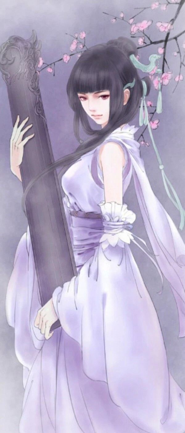 古风美女女性古装插画唯美美女美人古风人物古风女子倾国倾城妩媚仙侠