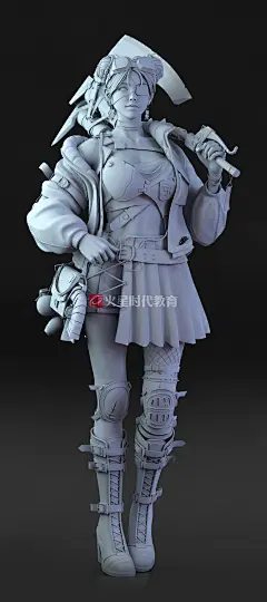 【火星时代教育】游戏写实次世代角色、3D建模、角色设计