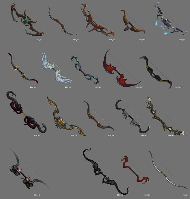 Game Art - weapons. ...