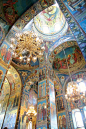 the Church of the Spilled Blood in Saint Petersburg, Russia.: 