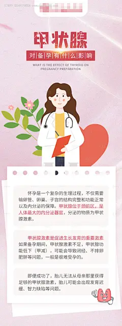 源文件下载【享设计】搜索编号：38630016914546918【甲状腺对备孕有什么影响海报】