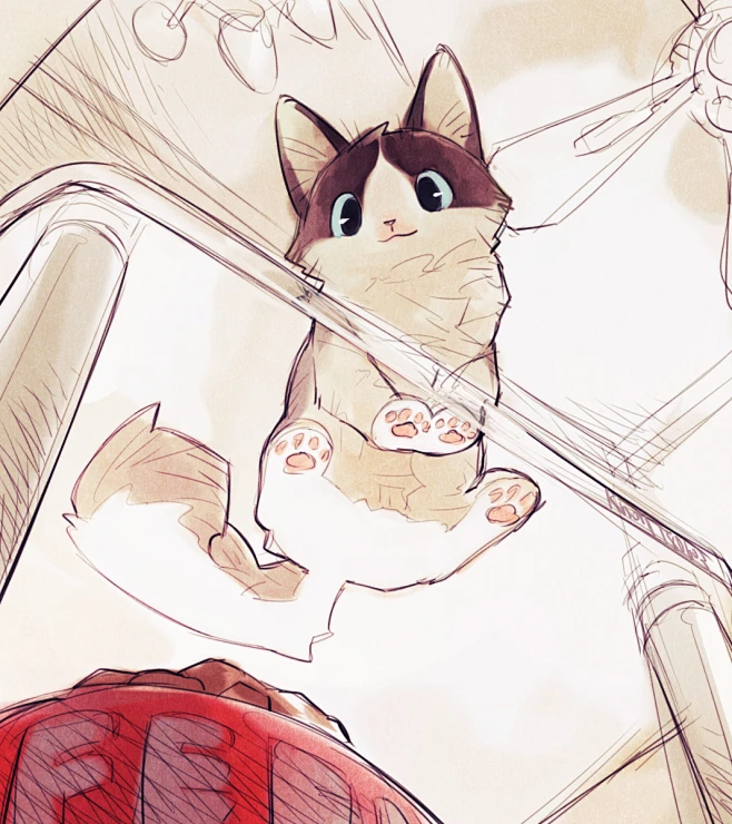 ragdoll doodle-花瓣网