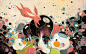 Victo Ngai - Kids (Collection) : A collection of children imageries.
