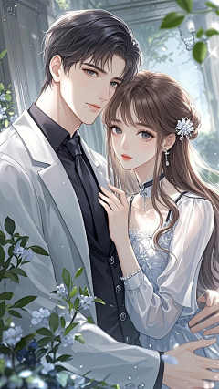 池渊-墨子殇采集到【底图】女频现言手绘