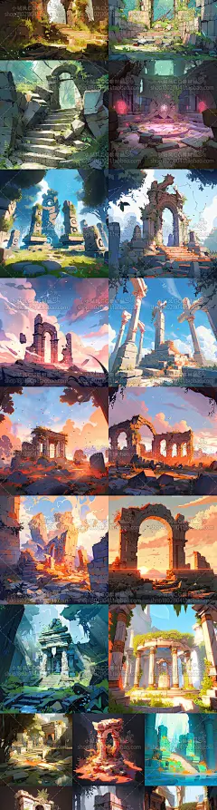 AI · 场景图片大全-AI · 场景高清好看的图片--花瓣小钻风CG的画板