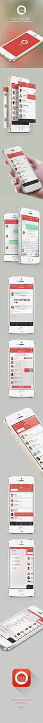 Qixin App iOS7 for Designs - ICONFANS|图标粉丝网|专业图标界面设计论坛,软件界面设计,图标制作下载,人机交互设计