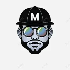 戴着黑色帽子的男生高清素材 墨镜 免费下载 页面网页 平面电商 创意素材 png素材