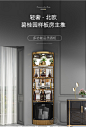 三角酒柜靠墙现代餐厅边柜简约转角玻璃门轻奢墙角客厅小型红酒柜-tmall.com天猫