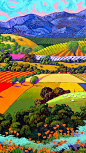 早安·田野  |  画家 Gene Brown via：意匠id ​​​​