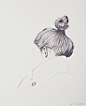 各种发型绘画练习 ❤️头像速写 素描中头发的地位举足轻重，起码人家面积大呀~一起来跟着画一画吧（作品出自新西兰艺术家：Henrietta Harris ）

#发量比拼大赛# #手绘# #画画教程# ​​​​