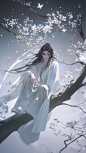 梨花似雪，妖似月 - 小红书