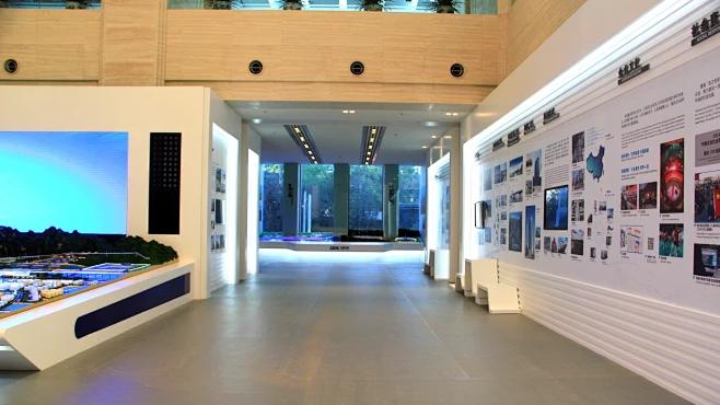 中国能源建设集团总部大楼企业展厅-花瓣网