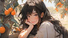 艺术，女孩，场景，壁纸，无版权，油画，星空，治愈，唯美 (27)