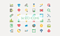 36 SEO Vector Icons by Chris B in 40 Free Icon Sets For June 2014