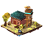 Tiny Buildings : Hey! This project was challenging for me, because sculpt this shapes in 3D and add some details in 2D. I've never done something like that, but I liked this joint and the result. And thanks friend Dimitri Bastos.He helped me with some que