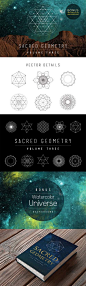 68 宇宙天文星系创意几何图形矢量图案/设计素材-淘宝网