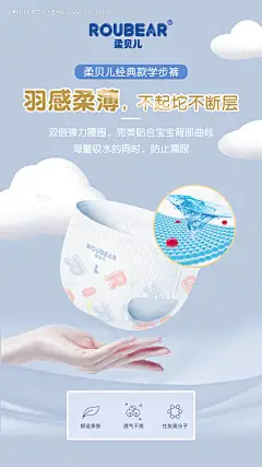 纸尿裤产品海报--源文件下载