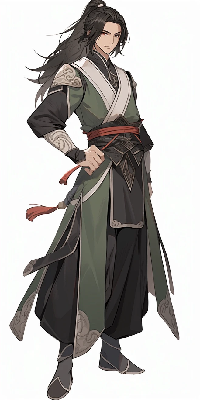 AI武侠游戏角色设定素材 国风人物服装插画设计参考 影视概念设计-淘宝网-花瓣网