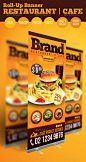 Restaurant | Cafe Roll Up Banner - Signage Print Templates