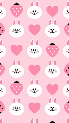 可妮兔平铺背景手机壁纸